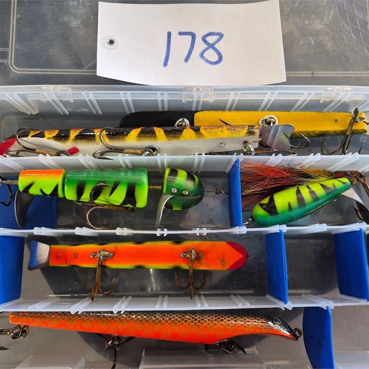 Fishing Lures and Tackle Box