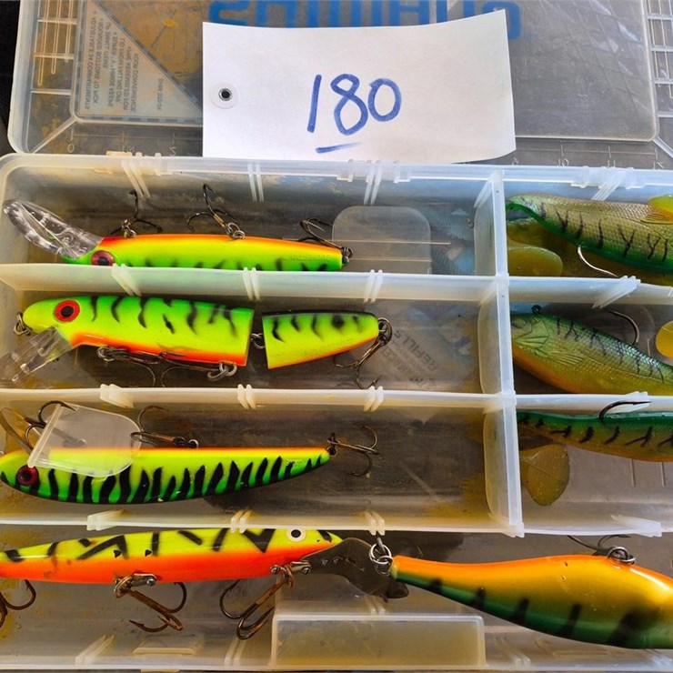 Fishing Lures and Tackle Box