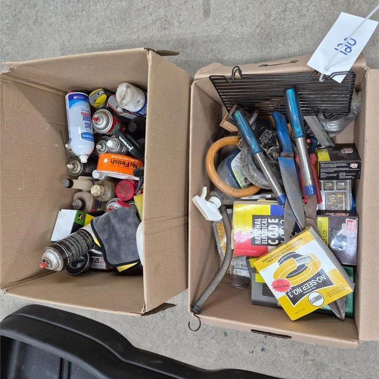 Assorted Fluids, Hand Tools, Parts