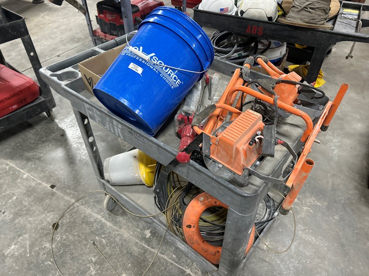 #5453-•-lights,-ppe,-cable,-rolling-cart-image-2