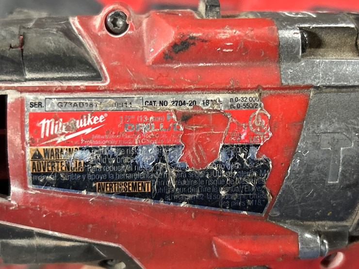 #5449-•-misc.-milwaukee-tools-w/-rolling-cart-image-10