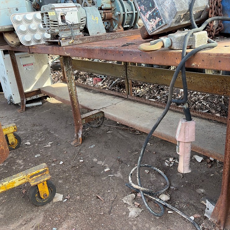 #65 • 8 foot steel workbench