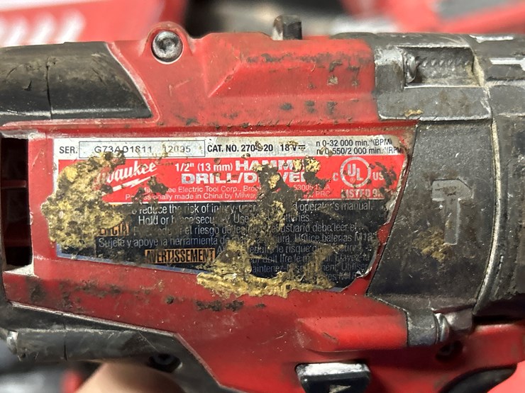 #5450-•-misc.-milwaukee-tools-w/-rolling-cart-image-14