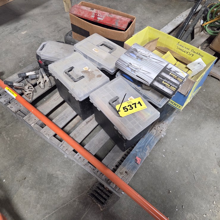 #5371 • Pallet of Misc. Sockets, Tools, and Hardware