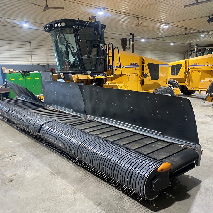 #135 • 2013 Oxbo 4334 Self Propelled Merger (Reedsville, WI)