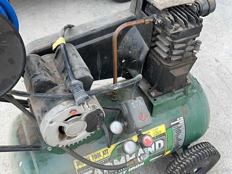 farmhand-air-compressor,-5-hp,-used-little,-has-hose-and-reel-self-contained.-image-39