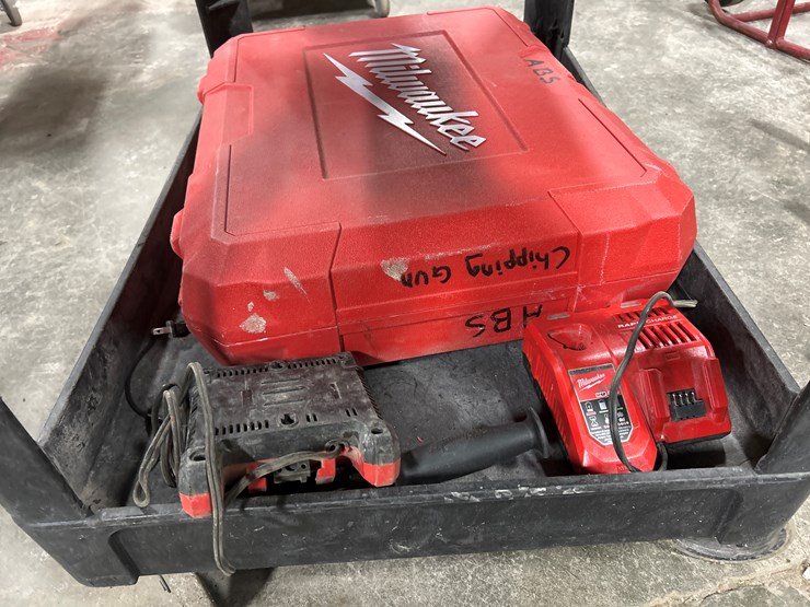 #5449-•-misc.-milwaukee-tools-w/-rolling-cart-image-7