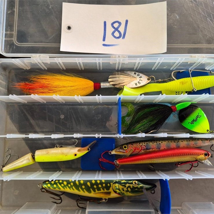 Fishing Lures and Tackle Box
