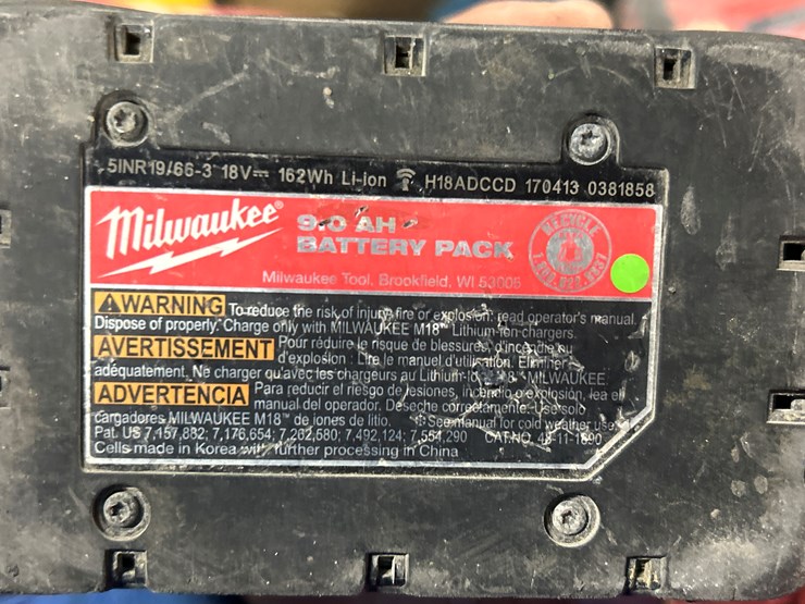 #5450-•-misc.-milwaukee-tools-w/-rolling-cart-image-15