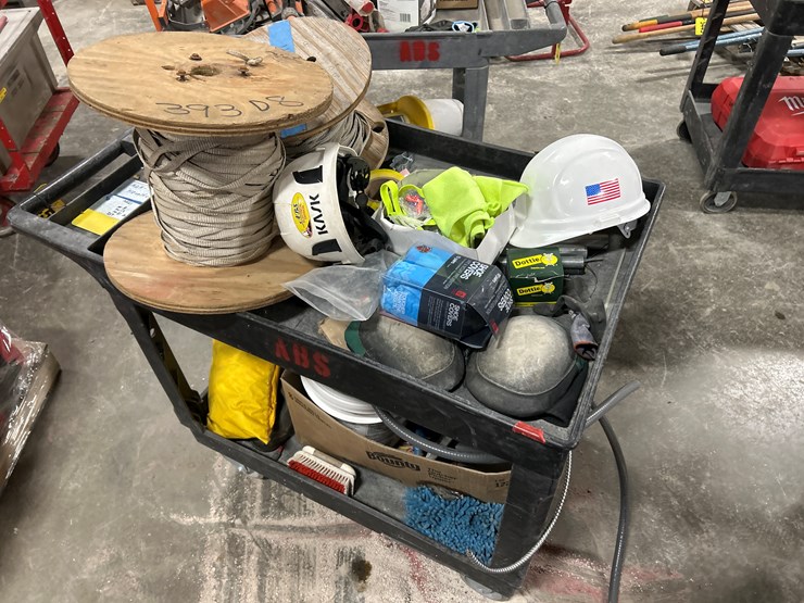 #5451-•-misc.-shop-tools/ppe-w/-rolling-cart-and-more-image-4