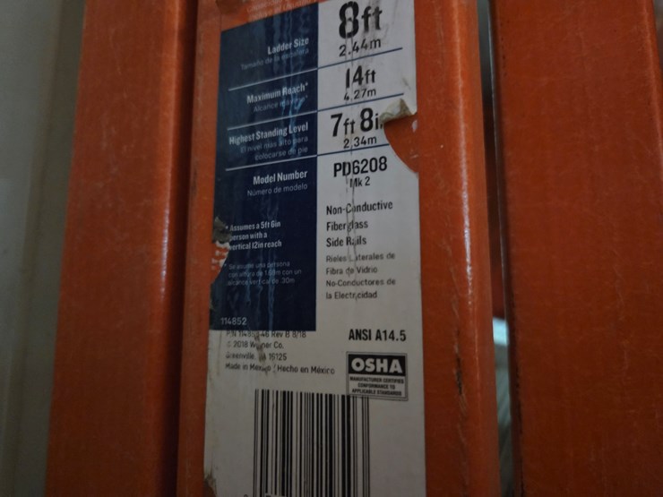 #5366-•-(3)-werner-podium-ladders,-(6)-folding-ladders-image-4