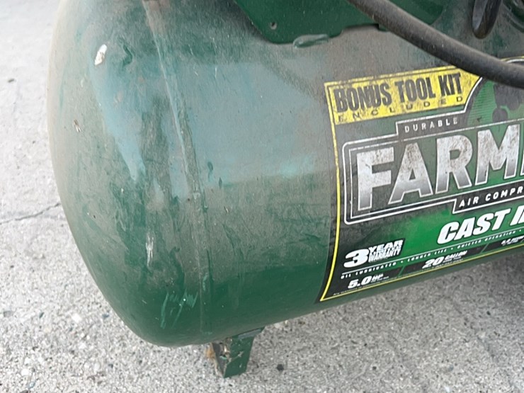 farmhand-air-compressor,-5-hp,-used-little,-has-hose-and-reel-self-contained.-image-36