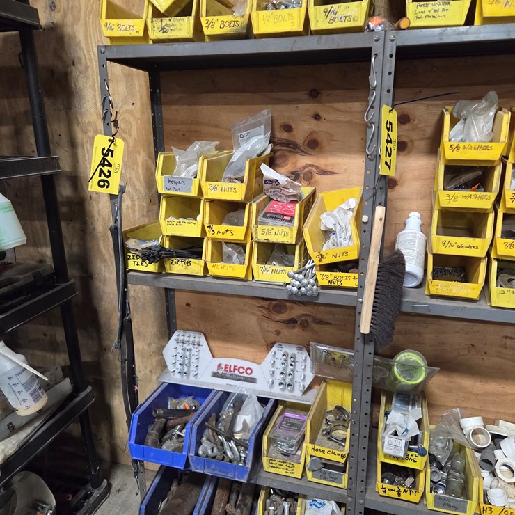 #5426 • Assorted Bolts, Washers, Nuts, and More