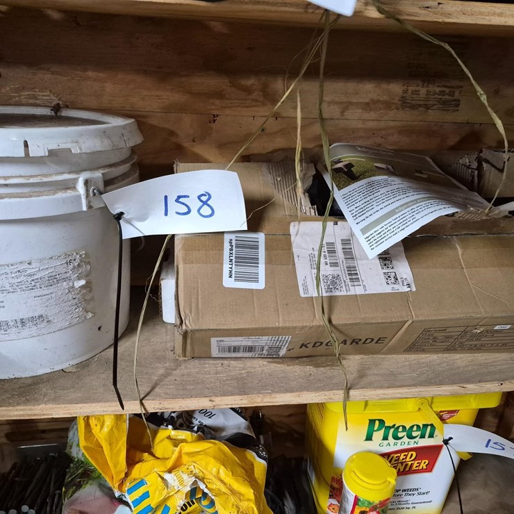 KDGarden Fence Post Anchors, Shelf Contents