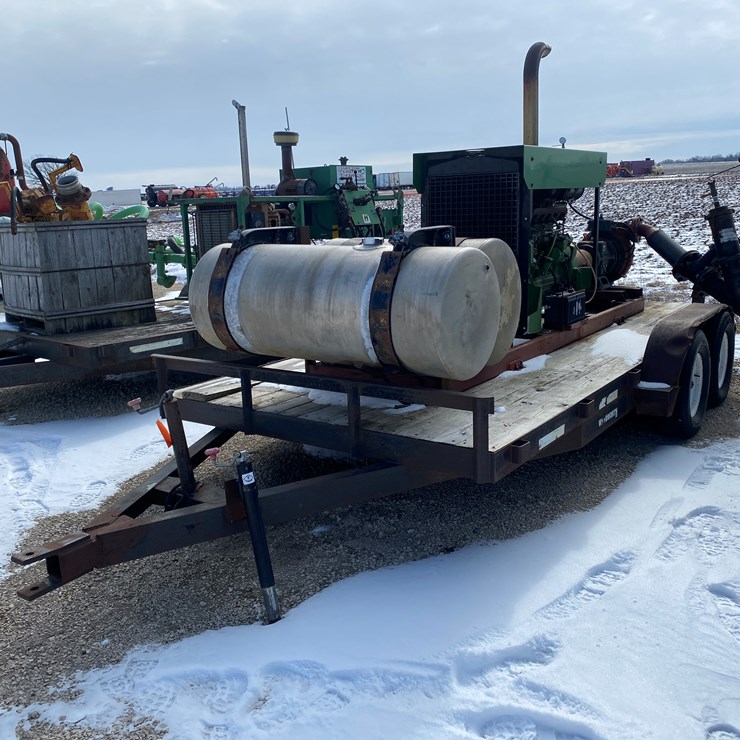 #630 • John Deere Powered Booster Pump Trailer (Chilton, WI)