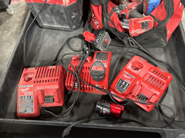 #5449-•-misc.-milwaukee-tools-w/-rolling-cart-image-5