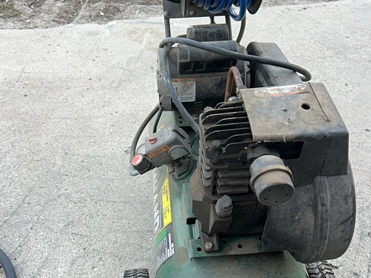 farmhand-air-compressor,-5-hp,-used-little,-has-hose-and-reel-self-contained.-image-22