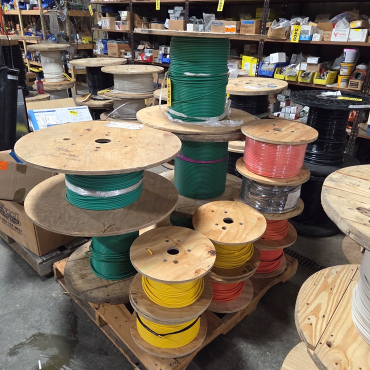 #5397 • (13) Spools of 6 AWG Copper Wire