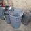 #5416-•-(8)-brute-trash-cans-w/-(5)-dollies-image-1