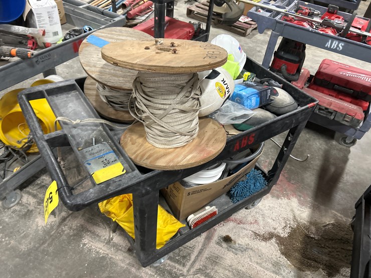 #5451-•-misc.-shop-tools/ppe-w/-rolling-cart-and-more-image-3