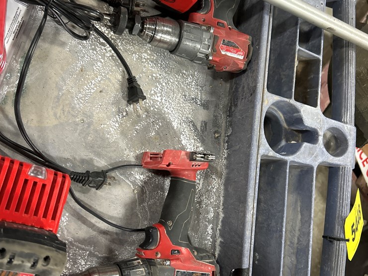 #5448-•-misc.-milwaukee-tools-w/-rolling-cart-image-7