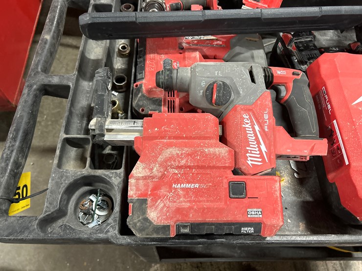 #5450-•-misc.-milwaukee-tools-w/-rolling-cart-image-7