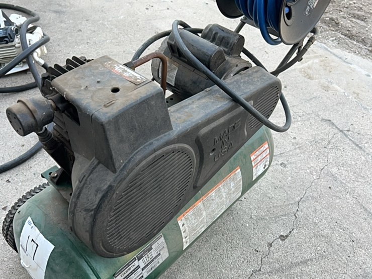 farmhand-air-compressor,-5-hp,-used-little,-has-hose-and-reel-self-contained.-image-20