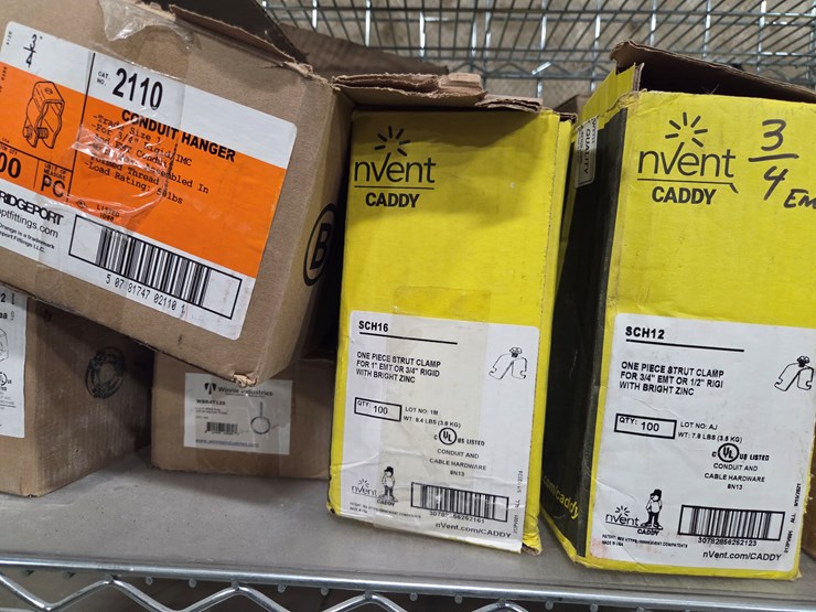 #5419-•-wire-rack-w/-misc.-electrical-hardware-image-7