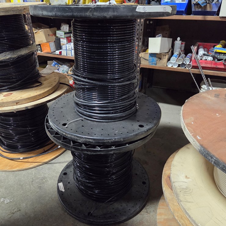 #5399 • (2) Spools of 2 AWG and 8 AWG Copper Wire