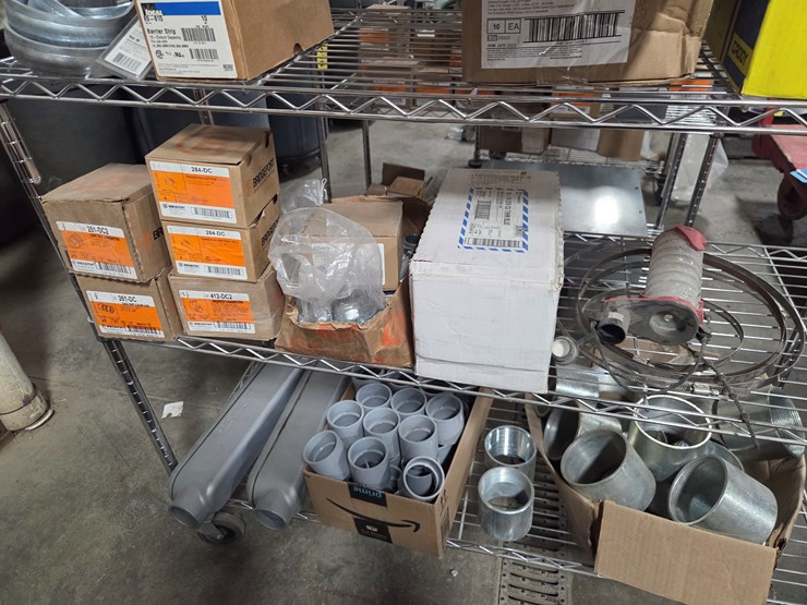 #5413-•-wire-rack-w/-misc.-couplers-and-electrical-hardware-image-5