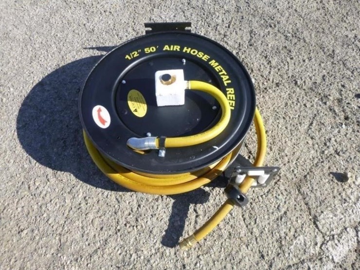 50'x1/2"-air-hose-reel-w/-hose-image-1
