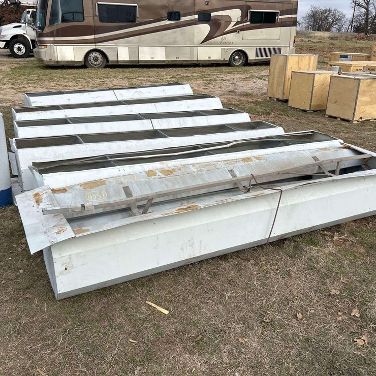 White Metal Roof Vents