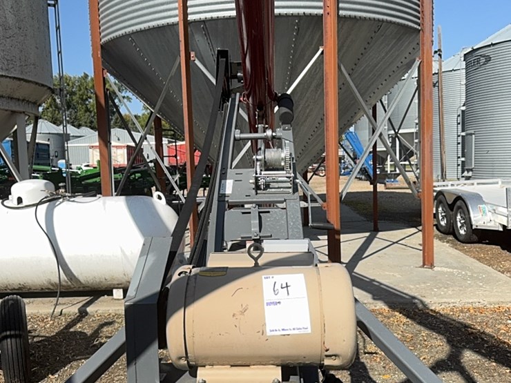 meridian-grain-auger-8“-x-39‘,-used-little,-like-brand-new,-equipped-with-220-single-phase-motor,-10-hp-image-2