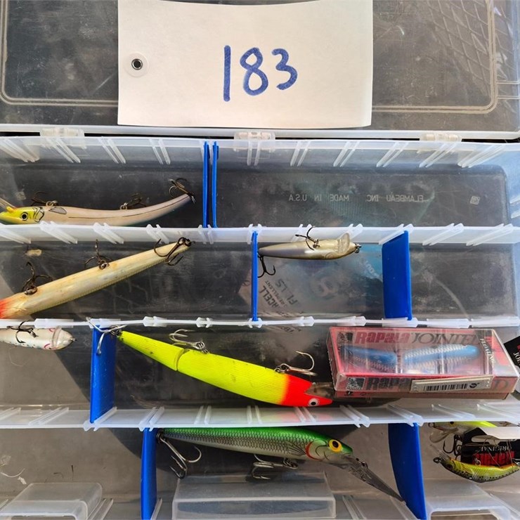 Fishing Lures and Tackle Box