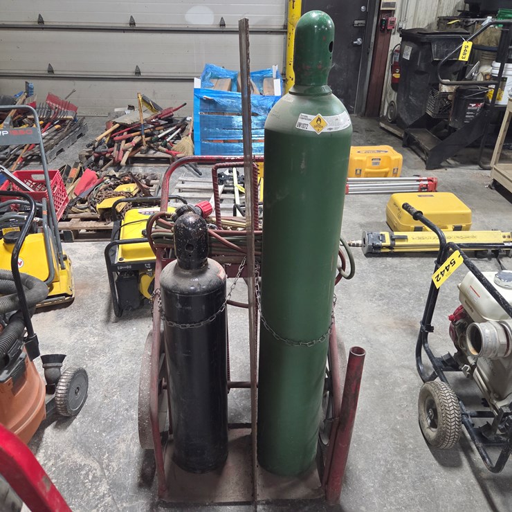 #5441 • Torch Cart, Hoses NO TANKS INCLUDED