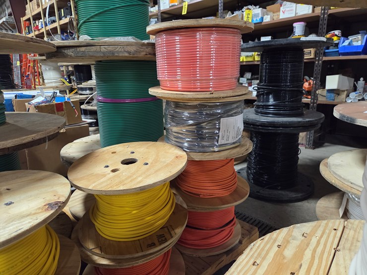 #5397-•-(13)-spools-of-6-awg-copper-wire-image-4