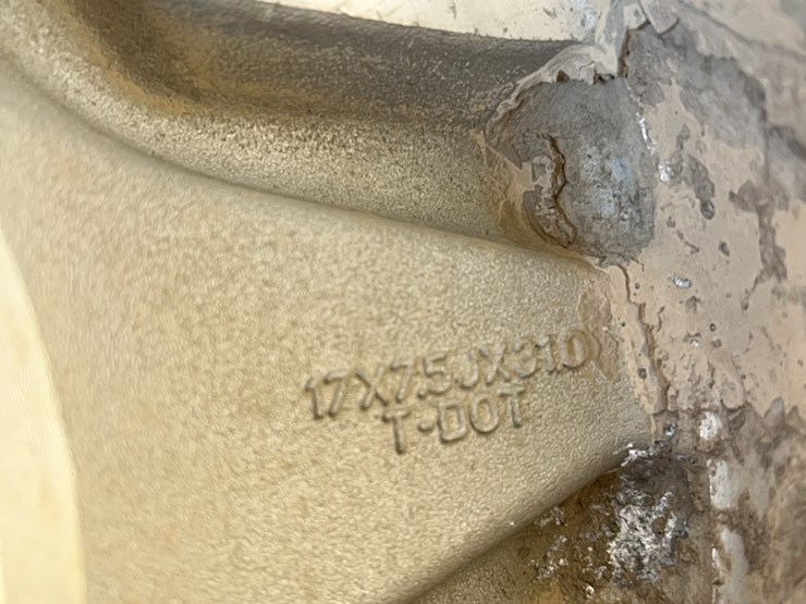 (5)-6-hole-chevy-rims,-complete-set-of-four-with-lug-nuts,-plus-one-extra-image-6