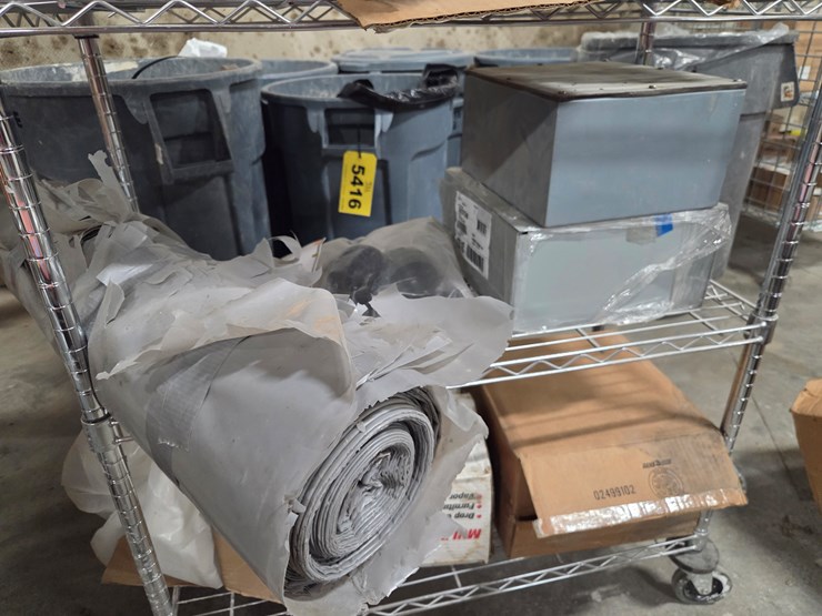 #5415-•-wire-rack-w/-misc.-electrical-boxes-and-more-image-6