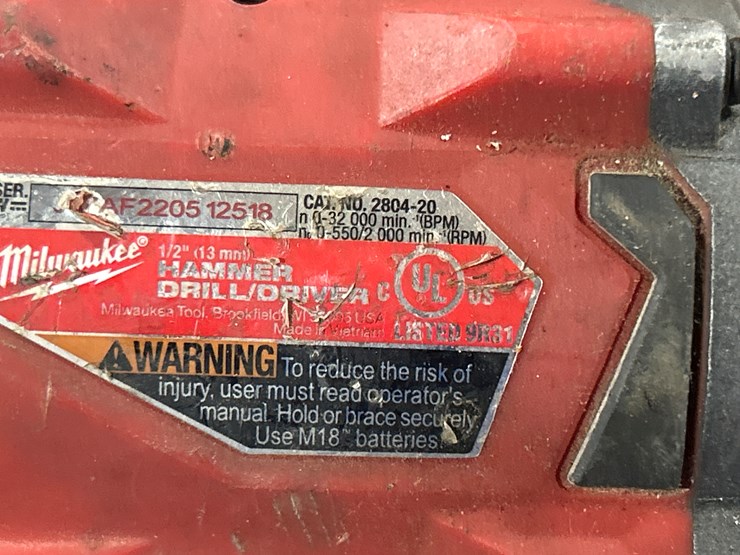 #5449-•-misc.-milwaukee-tools-w/-rolling-cart-image-9