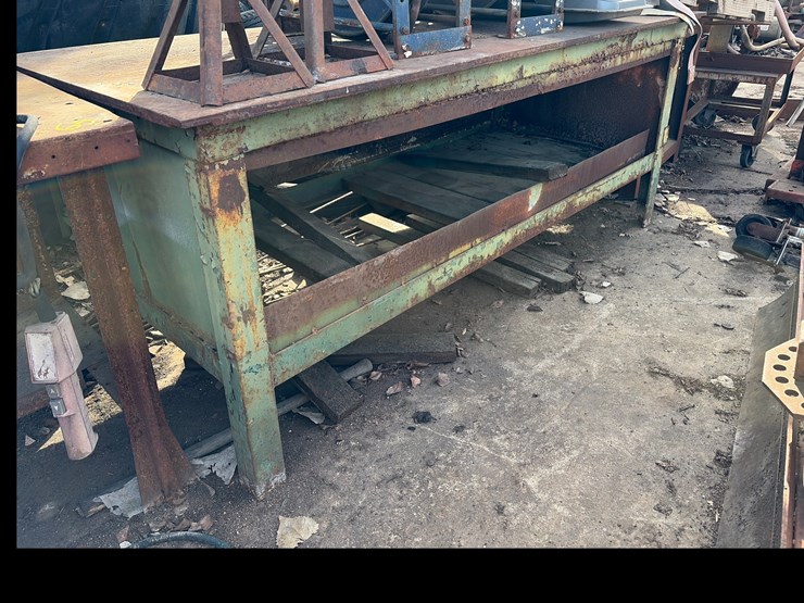 #66-•-7-foot-steel-fabricated-shop-bench-image-1