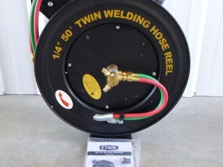 50'x1/4"-welding-hose-reel-w/-hose-image-1
