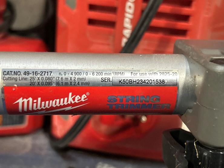 #5448-•-misc.-milwaukee-tools-w/-rolling-cart-image-11