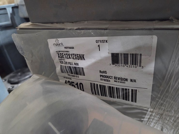 #5415-•-wire-rack-w/-misc.-electrical-boxes-and-more-image-7