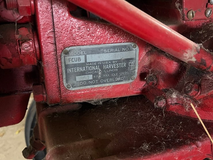 lot-17.-ihc-cub-collector-tractor,-serial-#fcb-14068,-new-tires,-been-in-the-shed-image-11