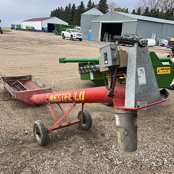Westfield jump auger, has 5 hp single phase 220 electric motor