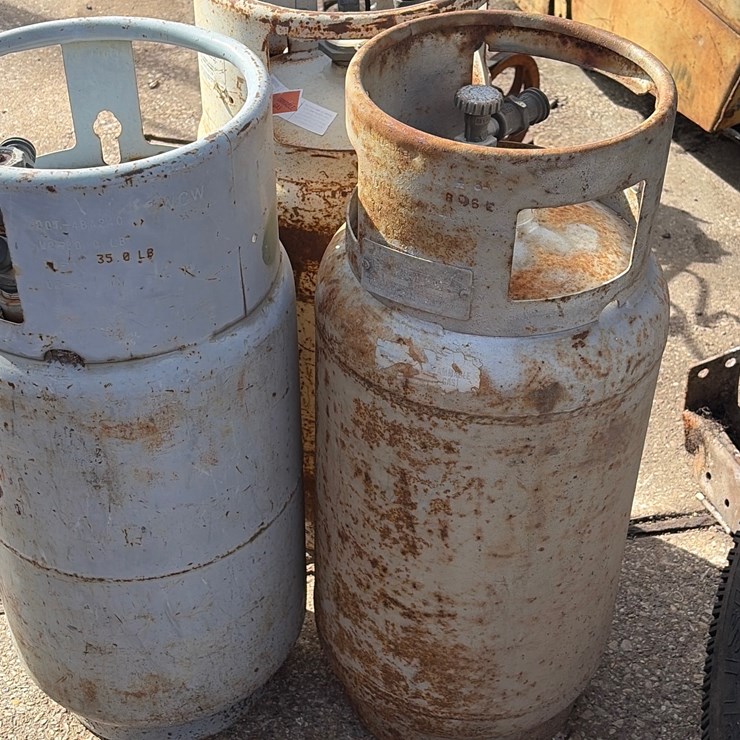 #48 • Three propane tanks for forklift