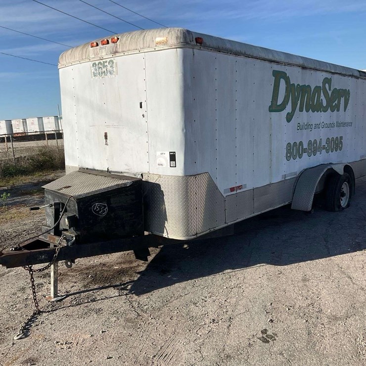2002 Suncoast 18ft T/A Enclosed Trailer