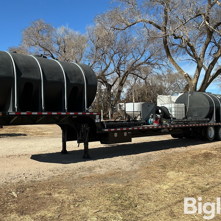 2023 Behnke Enterprises FB8X48SS-80H Tri/A Step Deck Sprayer Tender Trailer