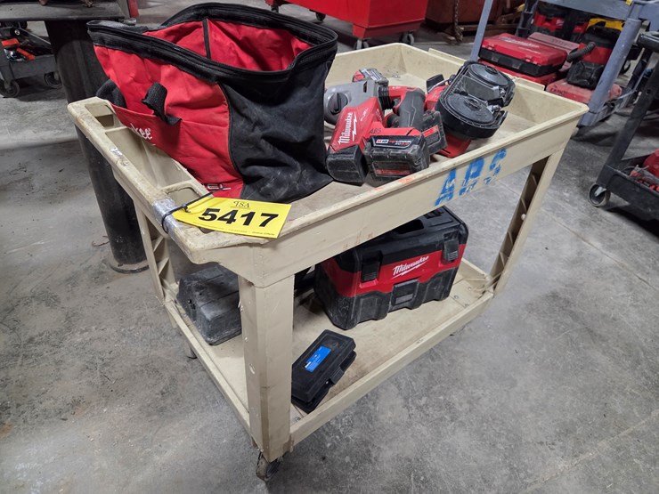 #5417-•-(5)-milwaukee-tools-w/-(5)-batteries-and-more-image-1