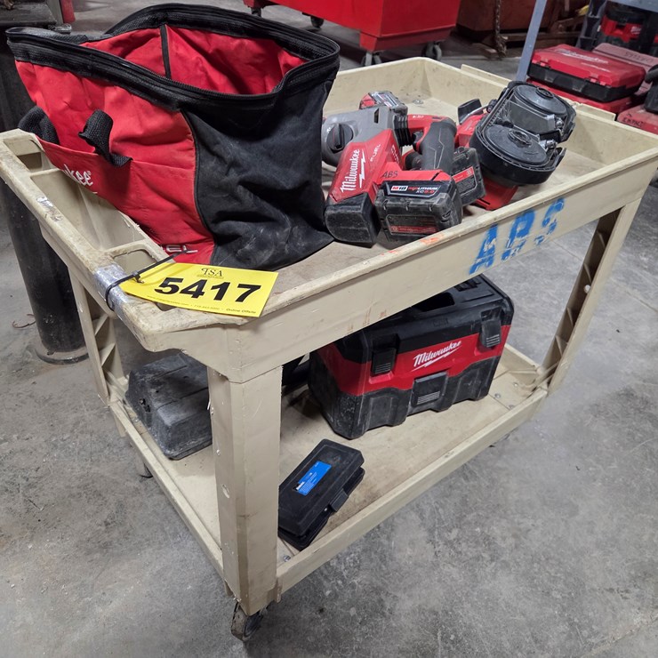 #5417 • (5) Milwaukee Tools w/ (5) Batteries and More